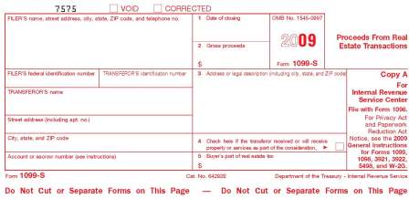 1099-S Form